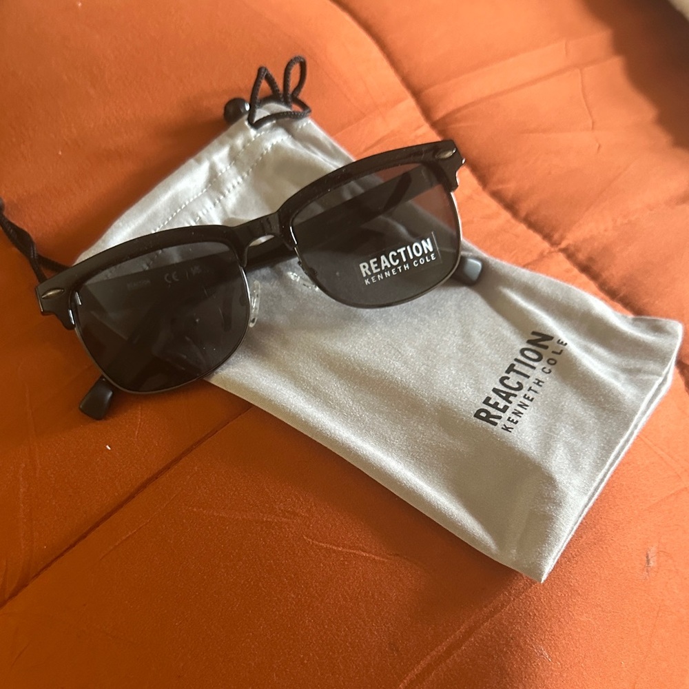 Kenneth Cole Reaction Dark Sunglasses with Pouch